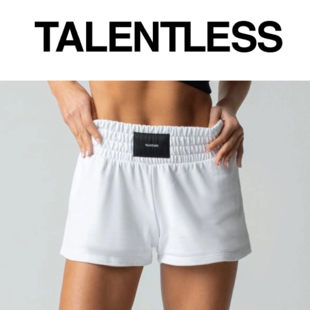 Talentless White Boxing Shorts